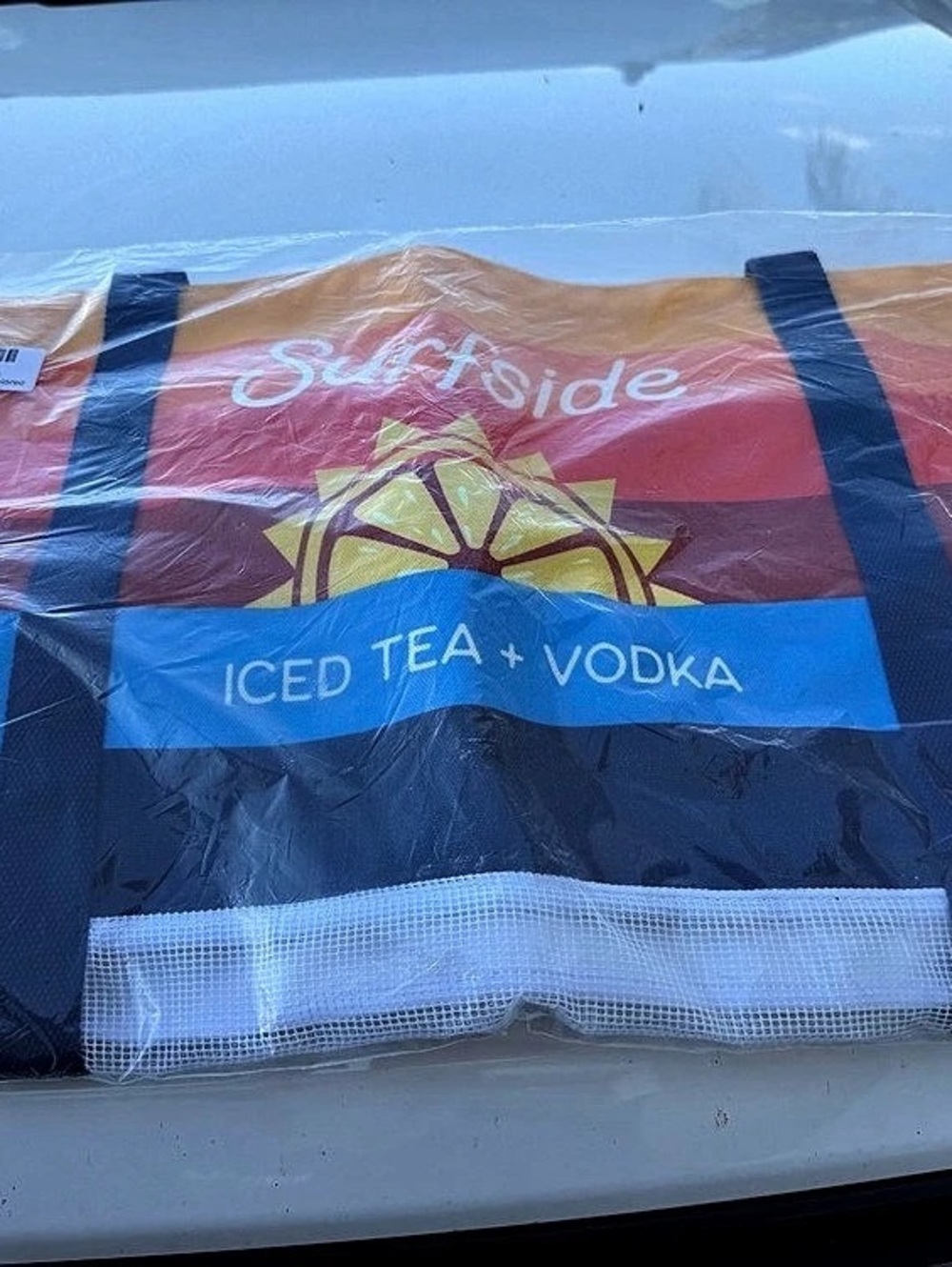 Surfside Iced Tea + Vodka bag Color Block Bag